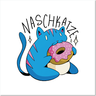 Cat Donut P R t shirt Posters and Art